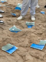 Taller de cianotípia realitzat per l'artista Irene Zottola